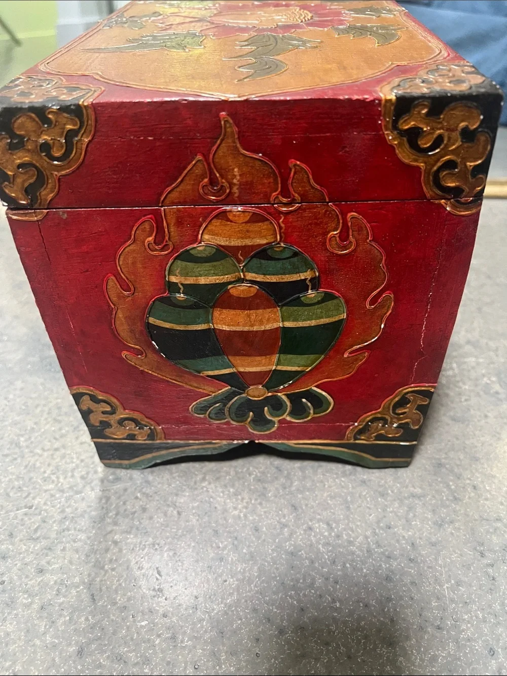 Boho Trinket Box from the Katmandu Valley in Nepal